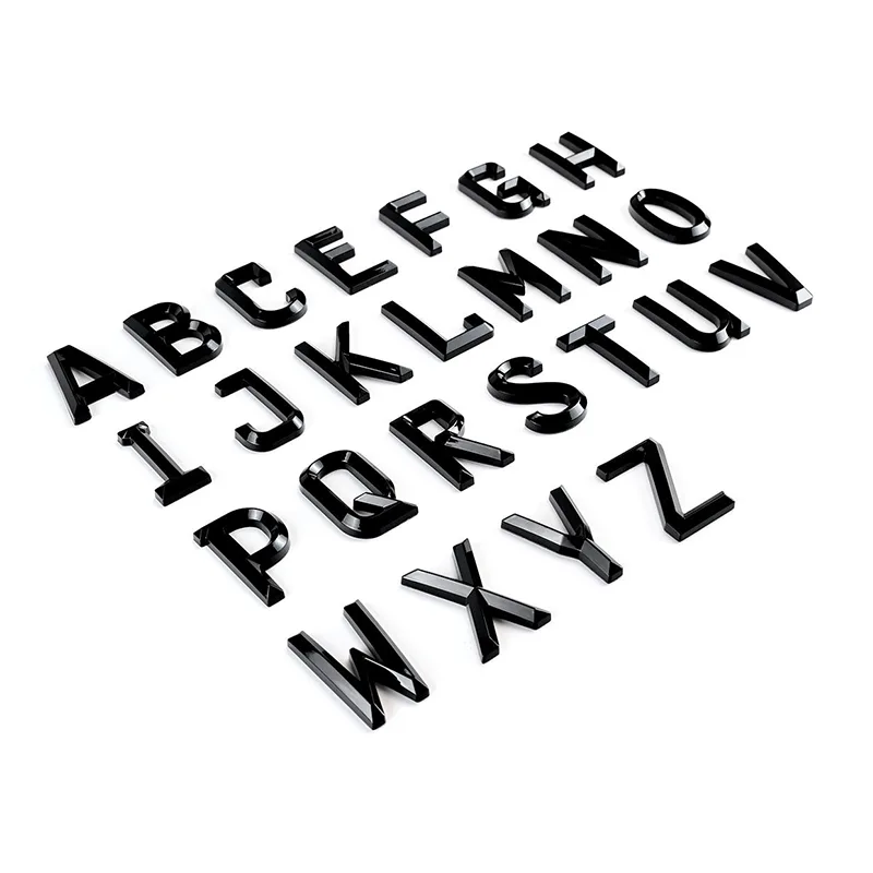 Insignia de letras ABS