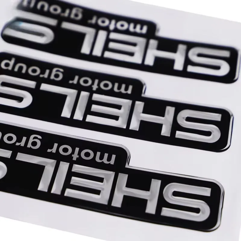 Clear Epoxy Resin Sticker